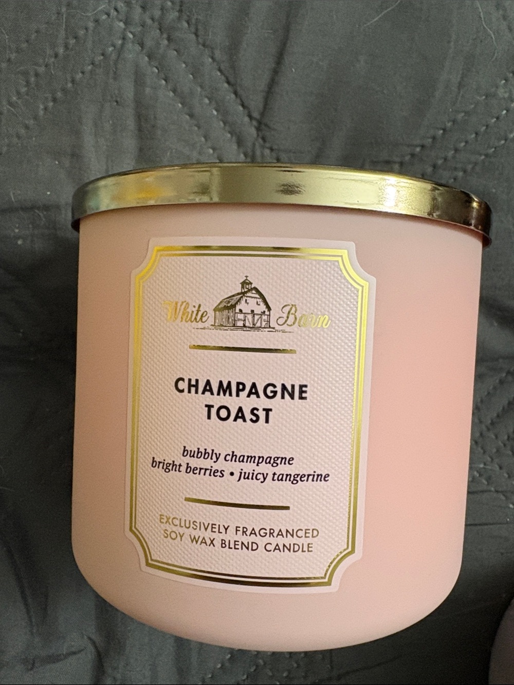 White Barn Champagne Toast Pink Scented Candle